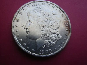 1900"O" MORGAN SILVER $-UNCIRCULATED-LUSTROUS COND.-EXCELLENT MINT GRAM WEIGHT! - Picture 1 of 12