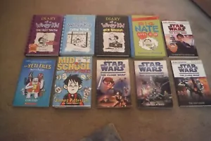 11 Chapter Readers, Diary of a Wimpy Kid, Big Nate, The Yeti Files, Star Wars... - Picture 1 of 12