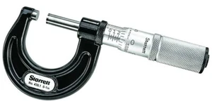 Starrett T436.1XFL-1 Außenmessschraube, Hartmetall Amboss-Spindel, 0-1" - Bild 1 von 1