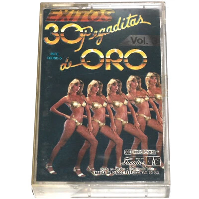30 Pegaditas De Oro Vol. 3  (Cassette Tape Mexico 1988) Cumbia Salsa PLAY TESTED - Image 1 of 4