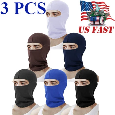 Балаклава маска на все лицо защита от ультрафиолета ветрозащитный лыжный чехол для спорта на открытом воздухе США - Изображение 1 из 4