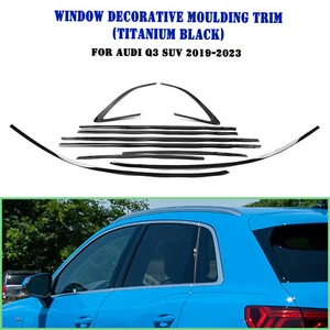 1Set Window Strip Trim Moulding Weatherstrip Decor For AUDI Q3 SUV 2019-2024 22 - Picture 1 of 20