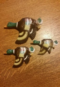 Chase China Japan Mallard Set of 3 Wall Pocket Planters Estate  - Bild 1 von 12