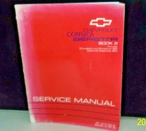 USED 1993 Chevrolet Corsica/Beretta Service Manual Book 2 of 2--ST374-93-2 - Picture 1 of 12