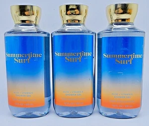 3 BATH & BODY WORKS GEL DOCCIA SURF ESTIVO LAVAGGIO CORPO 10 oz NUOVO - Foto 1 di 9