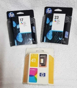 Cartuchos tricolores genuinos antiguos HP ***1823*** ***6625*** ***51641*** - Imagen 1 de 7