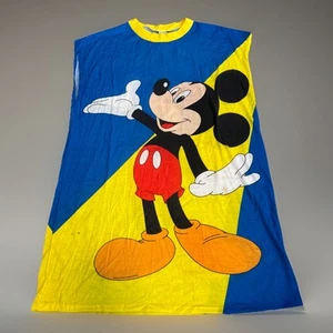Vintage Disney Mickey Mouse Big Graphic Radcliffe Lingerie Sleep Shirt OSFA - Picture 1 of 6
