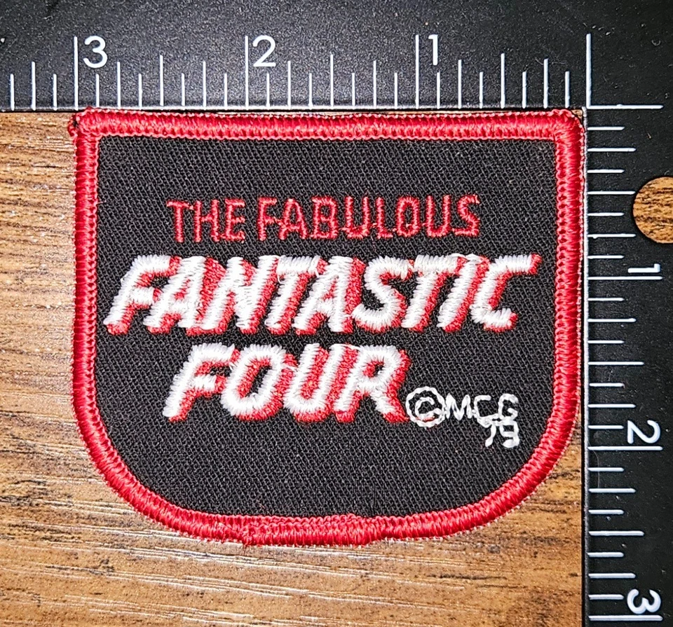 The Fabulous Fantastic Four 1979 Marvel Super Herp Vintage Patch Promocional - Imagem 1 de 1