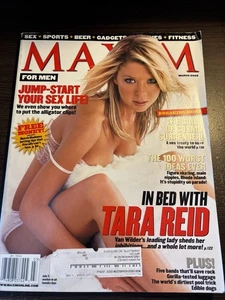 Maxim For Men Magazine (March 2002) In Bed With Tara Reid - Van Wilder - Picture 1 of 2