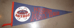 Vintage Houston Astros Baseball Pennant 12"x29-1/2" 1960's - Picture 1 of 3