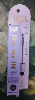 Relleno Toppik Fill Me In Hair Line Black Noir 0,176 oz. Foto 1 de 2