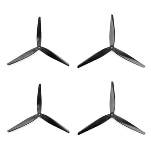 3X(4PCS 13x9x3 Drone Propeller 3-Blade Black-Carbon Reinforced Nylon for RC4719 - Afbeelding 1 van 6