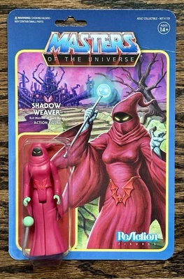Figura de acción Super7 ReAction Masters Of The Universe: Shadow Weaver Foto 1 de 2