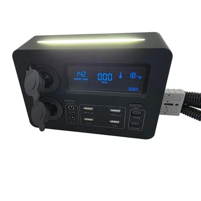 Blue Bar Mini Power Control Box 12/24v, 13 Power Outputs, Display, Compact - Image 1 of 4