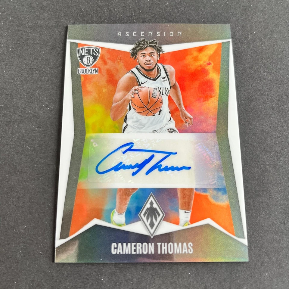 2023-24 Panini Phoenix Ascension Auto Orange Cameron Thomas /49 Brooklyn Nets - Image 1 of 2