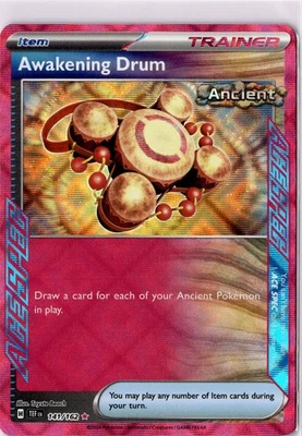 Awakening Drum Holofoil 141/162 ACE SPEC Rare SV05: Temporal Forces Near Mint - Image 1 of 2
