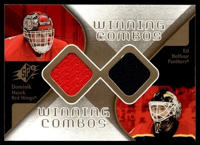 2007-08 SPx Winning Combos Ed Belfour/Dominik Hasek Florida Panthers/Detroit Red - Image 1 of 2