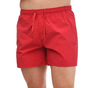 Men's Swimwear Armani Regular Fit Swim Shorts in Red - Picture 1 of 4