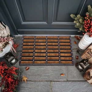 Fußmatte Robust Fußabtreter Schmutzfangmatte Türmatte für Innen & Außen - Bild 1 von 3