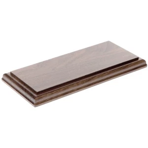 Plymor Solid Walnut Rectangular Wood Display Base, 10.75" W x 6.125" D x 0.75" H - Picture 1 of 1