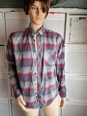 Men's Nike Checkered Cotton Shirt Size L - Image 1 of 4
