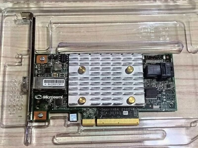 HP Microsemi 2100-4i4e MD2 SAS 12Gb/s X8 PCIe Smart HBA RAID 8-Port Controller - Bild 1 von 3