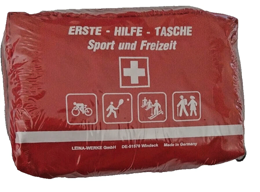 LEINA Erste Hilfe Tasche - Sport & Freizeit - Rot (R-133)