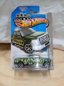 2013 Hot Wheels Internationa 09 FORD F-150 Green 38/250 EXCELLENT CARD Graffiti - Picture 1 of 3