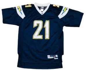 Camiseta Reebok NFL San Diego Chargers LaDainian Tomlinson #21 Juvenil L 14-16 Azul Marino - Imagen 1 de 13