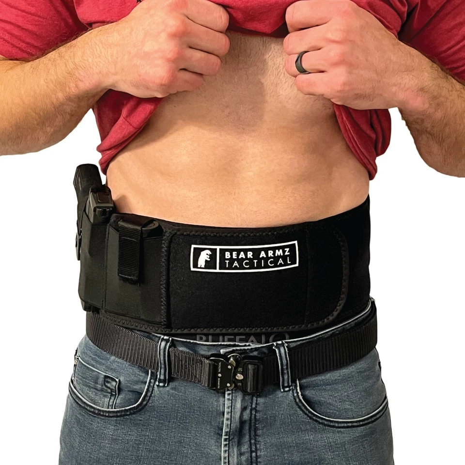 Belly Band Holster for Concealed Carry Fits Glock Sig S&W 9m IWB/OWB 2500+ SOLD - Image 1 of 4