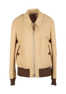 Chaqueta Bombardero Beige Tom Ford Talla 50/40R EE. UU. Chaqueta nueva con etiquetas - Imagen 1 de 6