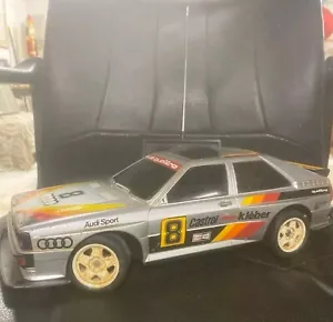 AS IS Vintage 1986 Radio Shack Audi Sport Quattro RC Car W/ Remote UNTESTED !! - Picture 1 of 10
