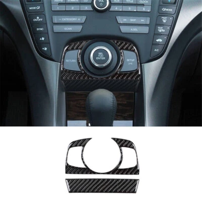 Cubierta interior de fibra de carbono debajo del joystick para ACURA TL 2009-2014 Foto 1 de 4