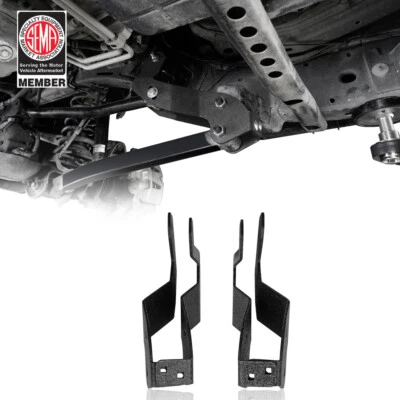 2x Front Control Arm Relocation Brackets Fit Jeep Wrangler JL 18-25 Gladiator JT - Image 1 of 4