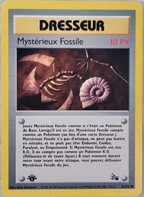 Mysterious Fossil / Mystérieux Fossile 1st Edition French Fossil 62/62 LP - Image 1 of 4