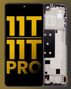 Original OLED Display Screen With Frame For Xiaomi 11T/11T Pro (Meteorite Gray) - Zdjęcie 1 z 5