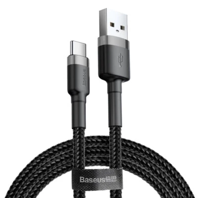 Baseus USB-A to USB-C Cafule Tough Cable 1M  1 meter - Gray - Image 1 of 4