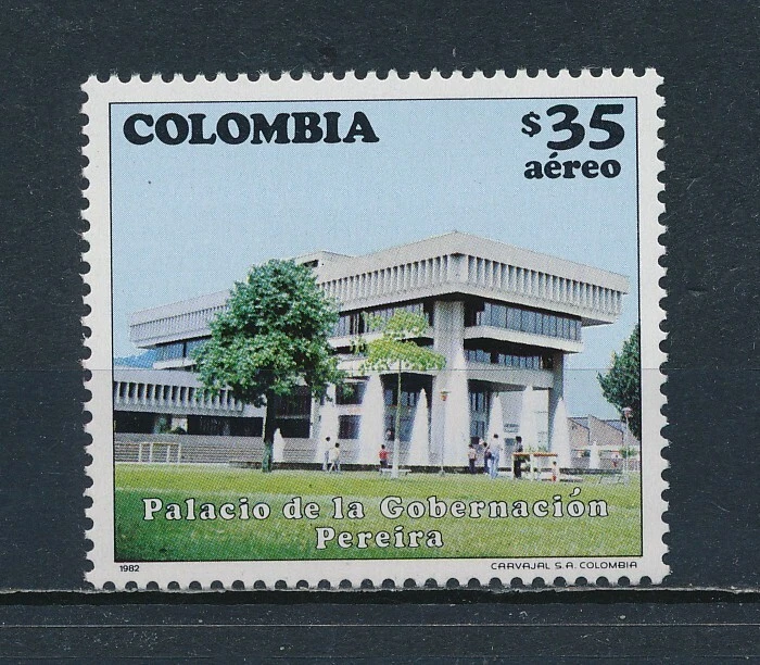 Columbia   C728 MNH, Government Buildings, 1982 - Image 1 of 1