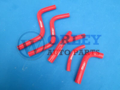 Manguera roja para radiador de silicona HONDA CR250 CR250R 1985-1987 CR 250 R 1986 85 87 Foto 1 de 4