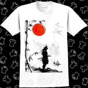 Samurai Sakura Japan Best Cute Retro Style T Shirt 1105 - Picture 1 of 2