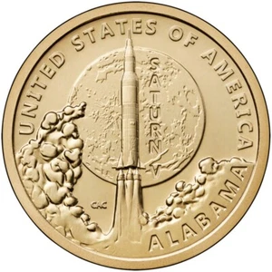 $1 Alabama Uncirculated American Innovation Coin 2024 - Picture 1 of 2