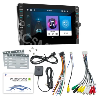 Double 2Din 9in Android 12 Car Stereo Radio Player Bluetooth GPS Navigation WIFI - Image 1 of 4