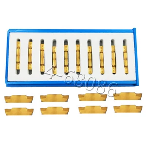 10 piezas MGMN300-M ZM201 3 mm ancho MGMN ranurado insertos de corte revestimiento TiN - Imagen 1 de 5