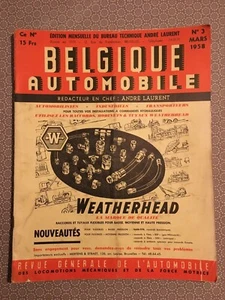 [11686-M40] Belgique Automobile 1958 Salon de Genève Fowa Ford Motor Company - Bild 1 von 2