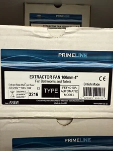 Primeline PEF4010A 4" Ex/Fan Auto Shutter - Picture 1 of 3