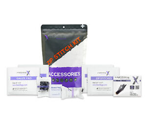 Lightning X MED POD - 6pc Zip Stitch Kit, Suture-Free Adhesive Wound Closure Str