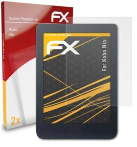 atFoliX 2x Protecteur d'écran pour Kobo Nia Film Protection d'écran mat&antichoc - Photo 1/9