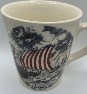Tams England Sweden Coffee Mug 10oz Viking Ships - Picture 1 of 6