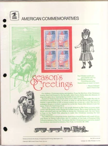 US. CP235. 2108. Kinder Weihnachtsmann. Gedenktafel mit Lochhülse. 1984 - Bild 1 von 1