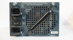 Alimentation électrique CISCO PWR-C45-4200ACV/341-0083-05 DOUBLE ENTRÉE AC POE 4500/4500E - Photo 1/7